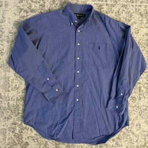 Polo Ralph Lauren Button Up Long Sleeve Shirt Size Large